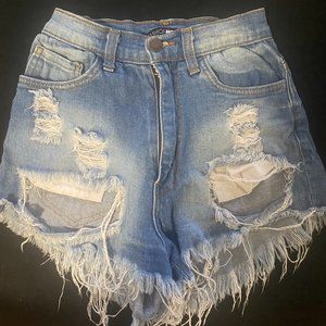 Set of two sexy Fashion Nova Booty Jean Shorts